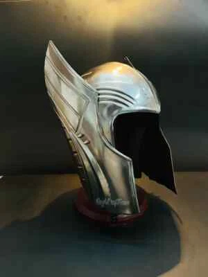 Casco Thor Rangnarok Caballero Medieval Ragnarok Armadura Casco con Soporte de Madera Gratis Foto 1 de 4