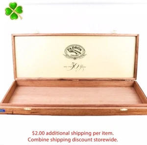 Padron 50 Years 1964-2014 Empty Wood Cigar Box 20.5" x 7.5" x 1.75" - Picture 1 of 10