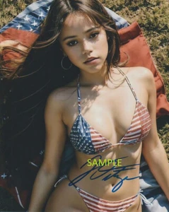 JENNA ORTEGA #3 REPRINT AUTOGRAPHED 8X10 PHOTO SIGNED CHRISTMAS MAN CAVE GIFT - Picture 1 of 1
