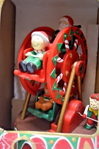 Holiday Ferris Wheel Musical Christmas Decoration 12 Songs Battery Operated - Picture 1 of 4