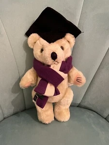 Ede & Ravenscroft Graduation Jointed Bear 100% Wool Mascot University Salco - Picture 1 of 9