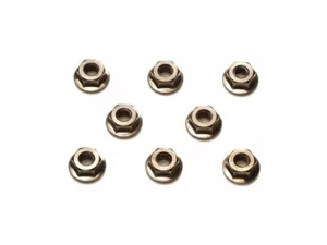 Tamiya 42282 TRF 4mm Serrated Wheel Nut, (Black, 8Pcs) (TRF502x/TRF201/DB01) NIP - Picture 1 of 3