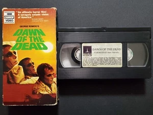 George Romero's Dawn Of The Dead VHS Tape 1977 HBO Cannon Video Thorn EMI - Picture 1 of 6