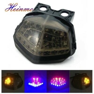 For KAWASAKI Ninja 250R EX250 2008-2012 Tail Light Integrated LED Turn Signal - Imagem 1 de 4