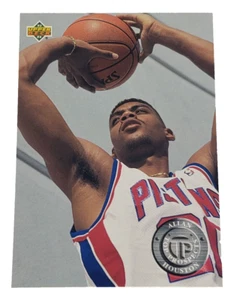 1993-94 Upper Draft Top Prospects Allan Houston RC #493 Detroit Pistons NBA - Picture 1 of 2