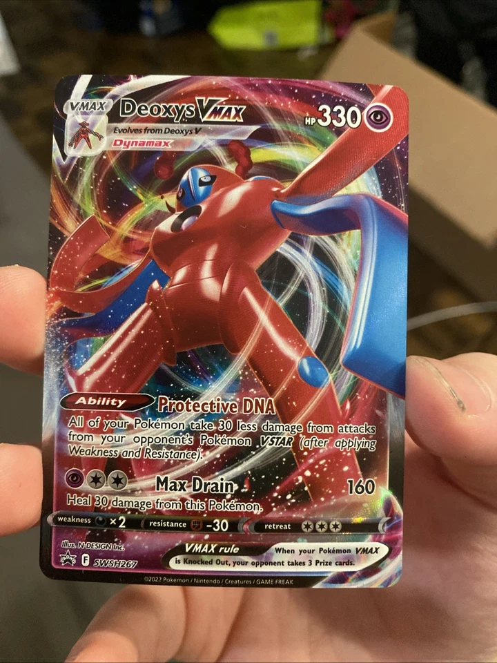 Deoxys VMAX SWSH267 SWSH: Sword & Shield Promo Cards Holo - Image 1 of 2