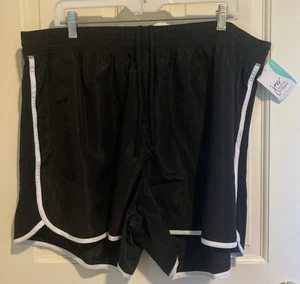 JMS Just My Size Damen Active Shorts schwarz & weiß Übergröße 3X XXXL NEU Neu mit Etikett - Bild 1 von 8