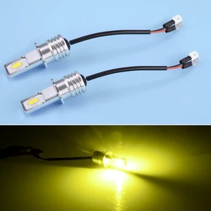 2 x H3 2 SMD Bulbs Fit Fog DRL Daytime Lights Lamp Super Bright Canbus - Picture 1 of 5