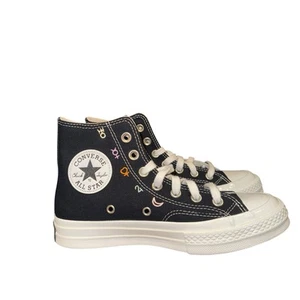 Converse Chuck 70 High Mystic Symbols Sneakers Women’s 6.5 Black White Egret - Picture 1 of 6