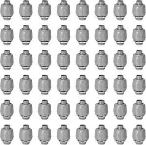 Maitys 1/2 Zoll flüssigkeitsdichter Verbinder PVC Elektro Rohr Fittings grau  - Bild 1 von 2