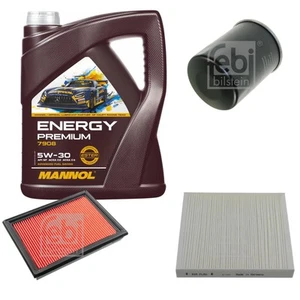 FEBI BILSTEIN Inspektionspaket 5L MANNOL Energy Premium 5W-30 für Honda Civic - Bild 1 von 8