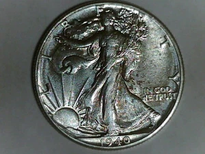 1940 Walking Liberty Silber Half Dollar High Grade Lot E - Bild 1 von 2