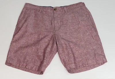 Pantalones Cortos Banana Republic Aiden Mezcla de Lino Rojo - Para Hombre 32 Foto 1 de 4