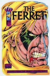 Cubierta troquelada The Ferret #1 (Malibu Comics 1993) "In The Midnight Hour" - Imagen 1 de 1