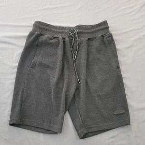 Athletex Shorts Herren Medium M hoher Bund Sweats 8" Schrittlänge Überziehtaschen schwarz - Bild 1 von 11