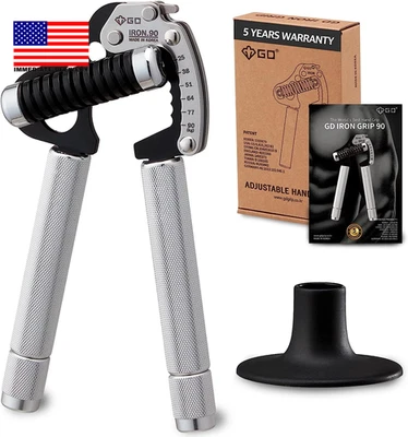 IRON GRIP Grip Strength Trainer Pinza Regolabile Rinforzatore Manopola E - Immagine 1 di 4