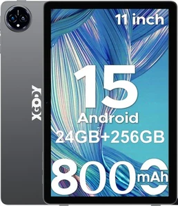 Newest FHD Tablet(2025) 11'' Android 15 24GB+256GB Android Tablet 90Hz 8000mAh - Picture 1 of 26