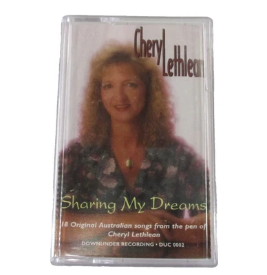 Cheryl Lethlean Sharing My Dreams Vintage Cassette Tape Downunder Recording - Image 1 of 4