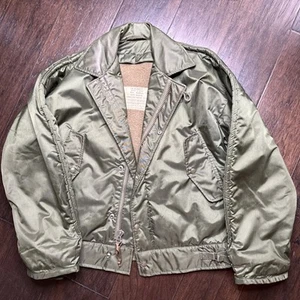 VTG A-1 Extreme Cold Weather Navy Deck Jacket Green M 38-40 USN Medium - Picture 1 of 9