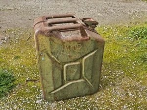 Vintage - 1951 - British WD Military Jerry Can- Petrol Fuel Can - Army Surplus - Picture 1 of 4