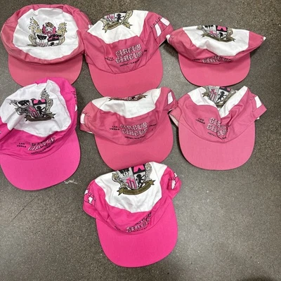 VTG Circus Circus Casino Las Vegas Painters Cap 80s Pink Snapback Lot Of 7 NOS - Image 1 of 4