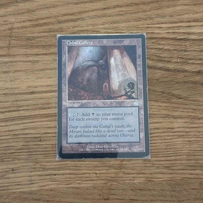 2002 Cabal Coffers Torment Magic the Gathering MTG Uncommon Rare Land Swamp - Image 1 of 2