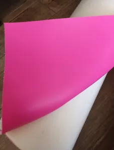 Hot Pink Faux Leather Upholstery Fabric - Picture 1 of 8
