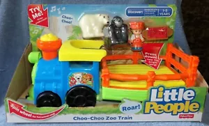 FISHER PRICE LITTLE PEOPLE 2015 CHOO-CHOO ZOO TRAIN SET - Picture 1 of 7