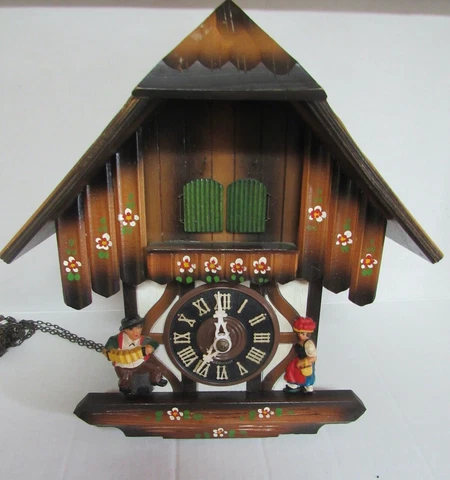 LADOR SWITZERLAND EDELWEISS CUCKOO CLOCK..UNTESTED Cover