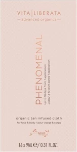 20X 9ML Vita Liberata Tan Infused Cloths Organic Face & Body Natural Ingredients - Picture 1 of 5