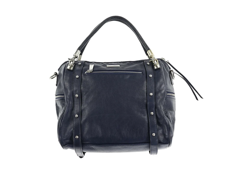 Cartera Rebecca Minkoff Cupido con correa de cuero azul marino $425 Foto 1 de 4