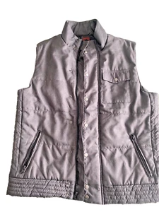 Tony Hawk Men’s Vest M Charcoal Burnt Ash Full Zip Camping Hiking Outdoor - Picture 1 of 4