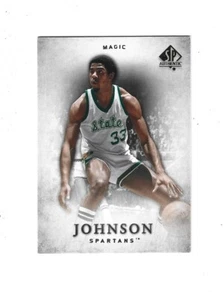 2012-13 SP Authentic #4 Magic Johnson MICHIGAN STATE LOS ANGELES Lakers - Picture 1 of 1