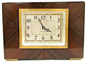 Seth Thomas Art Deco Wood Desk Clock - Picture 1 of 18