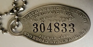 VTG Customer Key Fob: North American Accident Insurance Co; Broad St; Newark NJ - Picture 1 of 2