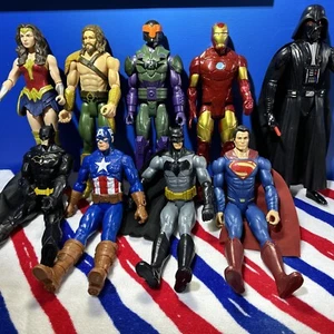 Dc Marvel 11.5” Action Figure Lot Of 9 - Picture 1 of 22