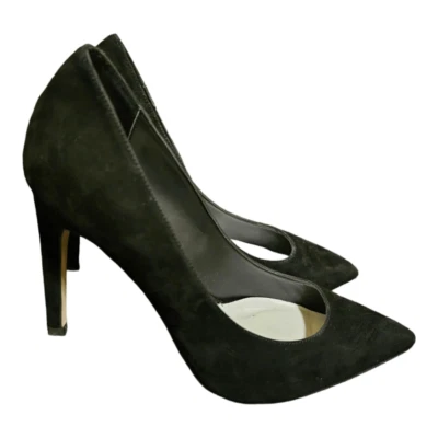 TOPSHOP "Glory" Tacones de Gamuza Negra 4" - Talla 37 / 6.5 Foto 1 de 4
