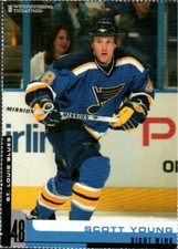 Scott Young 2005-06 St. Louis Blues Wehrenberg Theatres