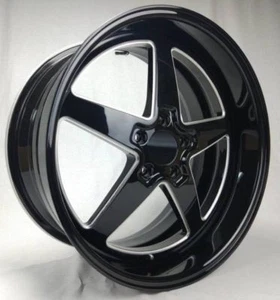19 INCH TNP GLOSS BLACK STREET & DRAG WHEELS & NEW TYRES HOLDEN SPECIAL WELD - Picture 1 of 1