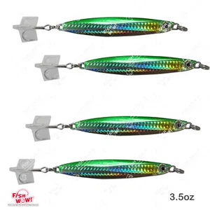 4 plantillas de francotirador Green Colt 3,5 oz 100 g plantilla vertical 3561D-DT gancho mustad NUEVO - Imagen 1 de 7