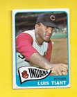 1965 Topps Luis Tiant ROOKIE #145 Cleveland Indians EXCELLENT FREE SHIPPING