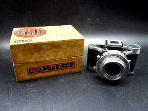 VINTAGE MINIATURE ELJY LUMIERE CAMERA LYPAR LENS ORIGINAL BOX - Picture 1 of 12