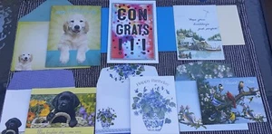 12 Assorted Birthday,Sympathy,Thank You,Get Well,Thinking of You & Mass Cards - Picture 1 of 12