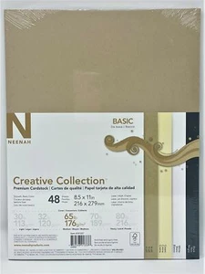 Neenah Creative Collection Cardstock 65lb 48 Sheet #91337 Neutral (4 Color) - Picture 1 of 2