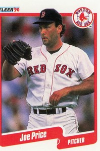 1990 Fleer Baseball Card  #282 - Joe Price - Boston Red Sox