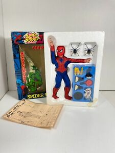 1978 Popy Spiderman Action Figure w Box TOEI  Japan very rare BLACK FRIDAY