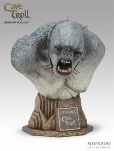 Sideshow Lord of the Rings Brown Box Shipper CAVE TROLL LEGENDARY SCALE BUST NEW - Picture 1 of 12
