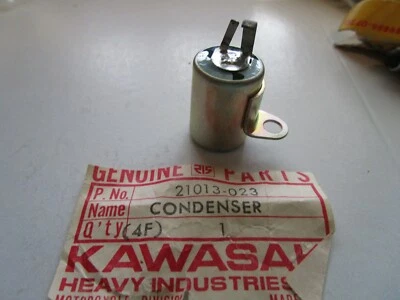 Condensador 21013-023 NOS1971 Kawasaki F6 1971 F6 Enduro y Yamaha DT1 RT2 DT250 Foto 1 de 4