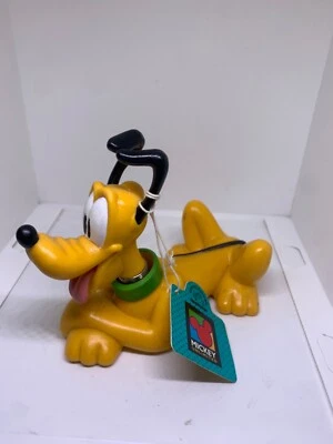 Pluto bobblehead mickey unlimited Disney 4.25” tall 2970 by applause with tag - Imagem 1 de 4