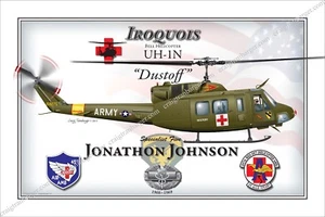 Helicóptero, UH1N, UH1E, Huey, rescate, polvo, warbird, medevac, avión, ejército - Imagen 1 de 6